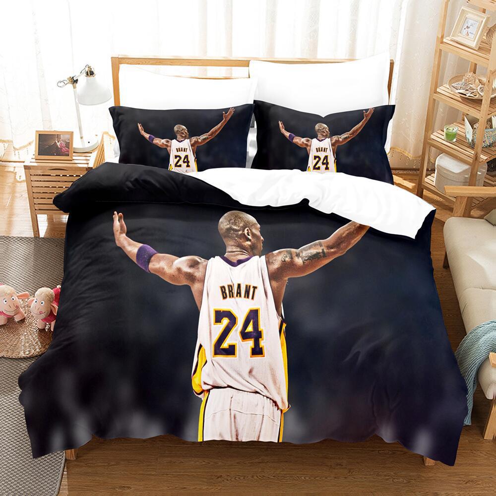 Basketball Digital Printing Bedding Three-Piece Microfiber Polyester Cotton Duvet