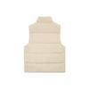 Gilet senza maniche con zip e logo ricamato serie basket Li Ning da uomo Bianco sporco AMRS025-2