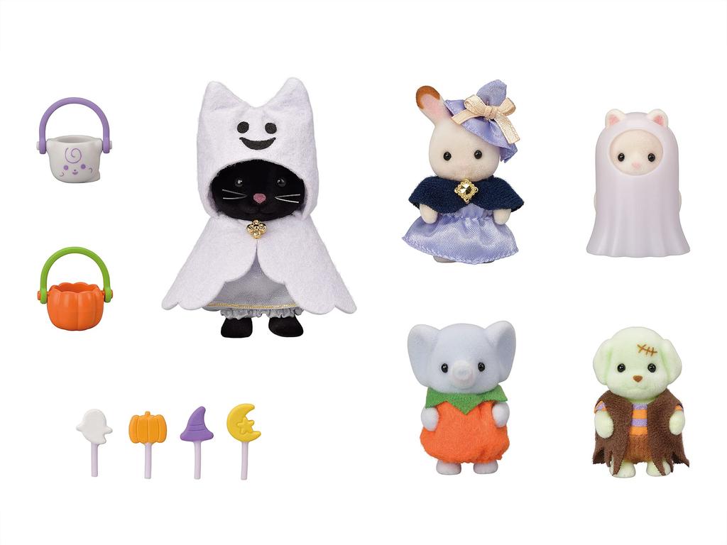 Sylvanian Families Seasonal Night Parade, ST-Mark-Zertifizierung, für Kinder ab 3 Jahren, Spielzeug, Puppenhaus, Sylvanian Families EPOCH [Halloween-Set] SE-207