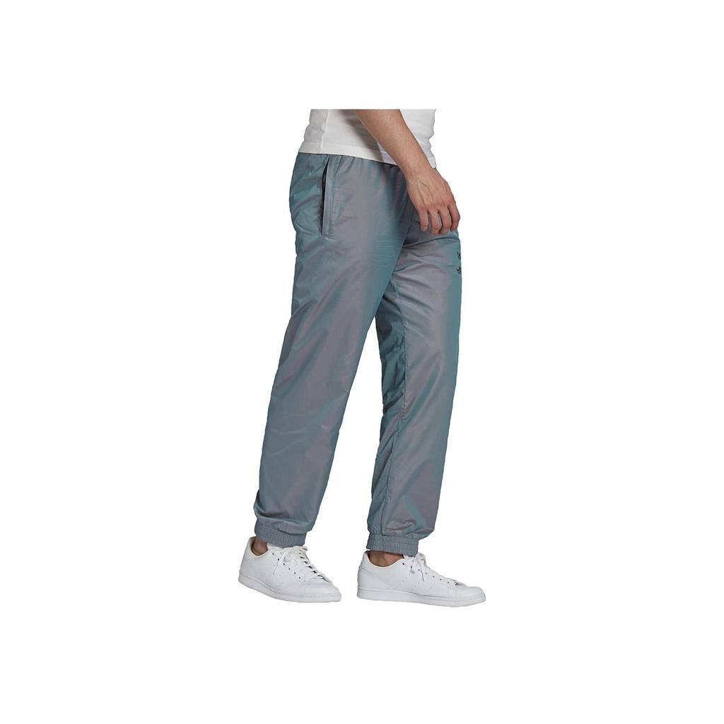 Adidas Originals Trefoil Solid Logo Print Joggers Men Bottoms Silver-Grey H35653