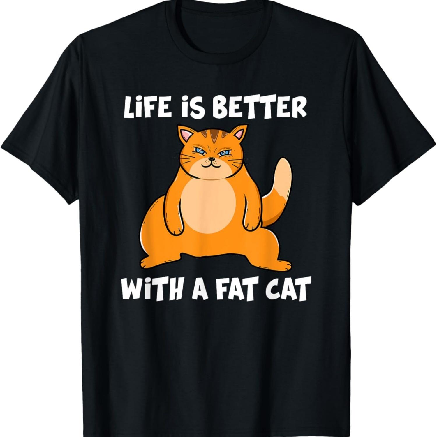 Fat Cat Meme Lover T-Shirt S