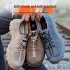 Lightweight Mesh Steel Toe Work Shoes: Anti-Smash, Anti-Puncture, Comfortable for Construction