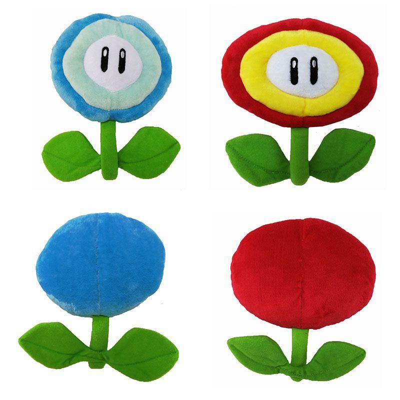 Super Mario Brothers Fire Flower Plush Toy Adorned With Soft Sunflower Design For Comfort