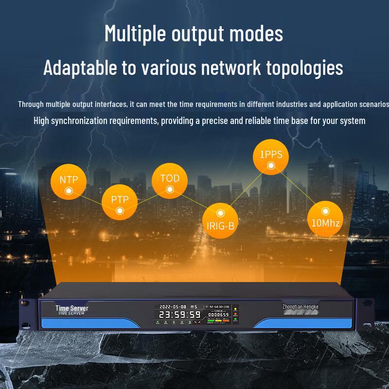 

Zhongtianhengke BeiDou/GPS/4G Network Time Server Standard Crystal 1 Port