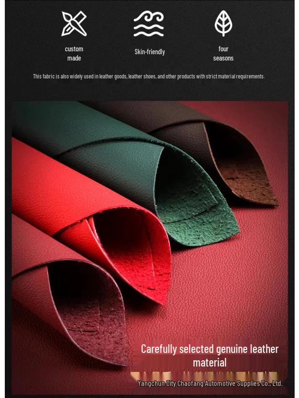 Genuine Leather Car Floor Mats - Universal Fit for Various Models, Available for Dropshipping.