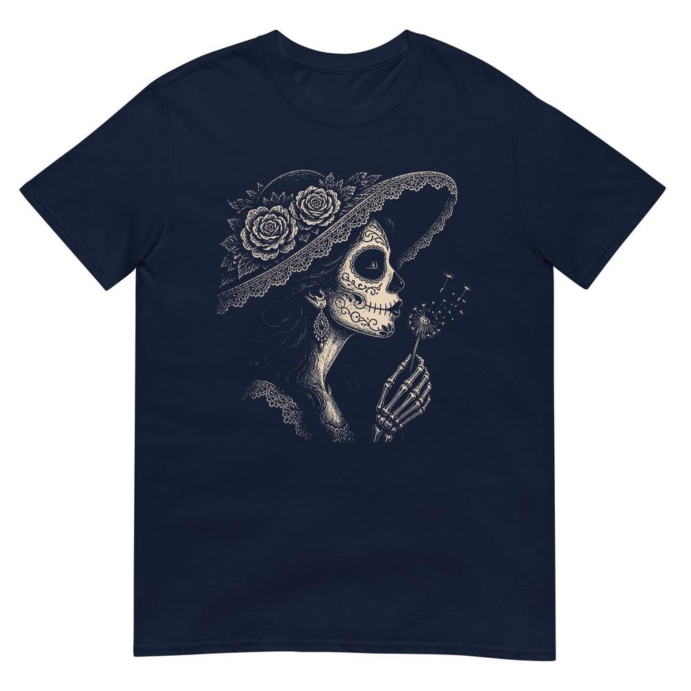 La Catrina Blowing Wishes Dandelion TShirt S
