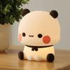 new Night Lights For Kids Bear Shaped Cute Silicone Nightlight Dimmable Night Lamp USB Charging For Bedroom Bedside Room