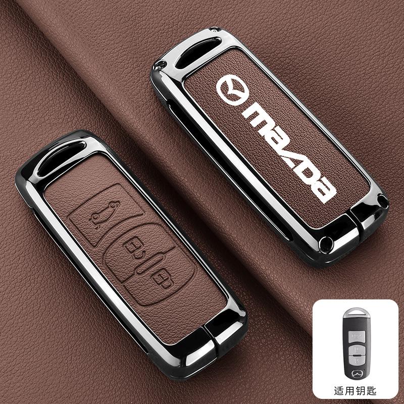 

2025 Hot Zinc Alloy Car Key Case Cover Holder Shell Fob For Mazda 2 3 5 6 BL BM GJ Atenza Axela Demio CX-3 CX3 CX-5 CX5 CX7 CX-7