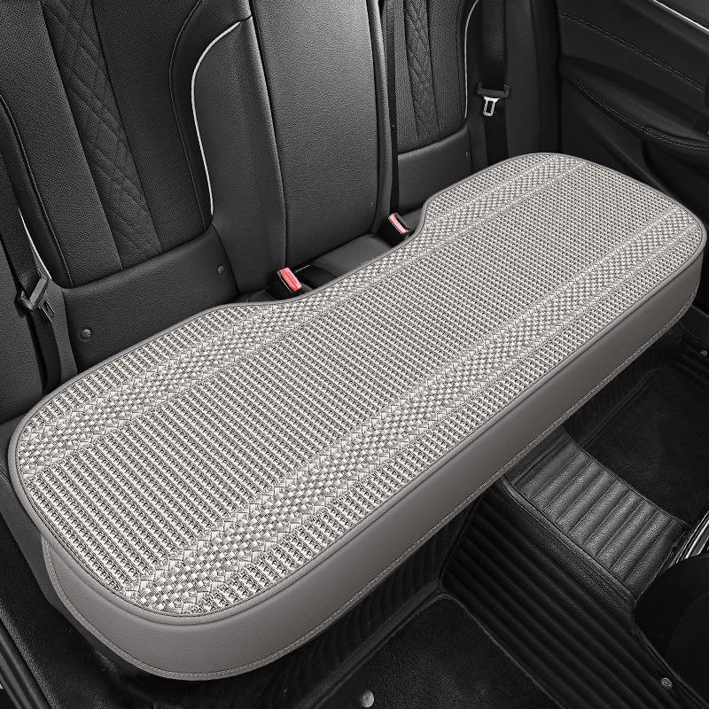 Ledově hedvábný chladivý letní potah na polštář sedadla do auta Tkaný prodyšný Univerzální na přední a zadní sedadla Chladivá podložka Auto interiérové doplňky