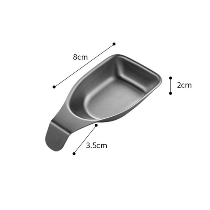 

Тарелка из нержавеющей стали для соуса для закусок, соевый уксус, приправа, креативная посуда для барбекю, поднос для закусок, кухонный инструмент