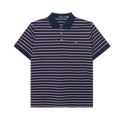 Polo Multicolor Striped Polo Shirt With Collar Men Tops Dark-Blue 710922254-001
