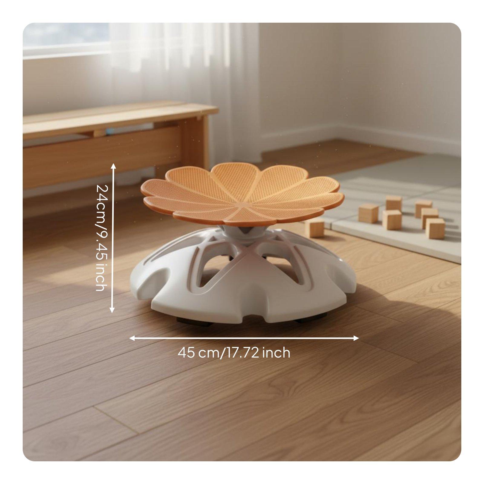 Flower Rotating Balance Chair Anti-Slip Base