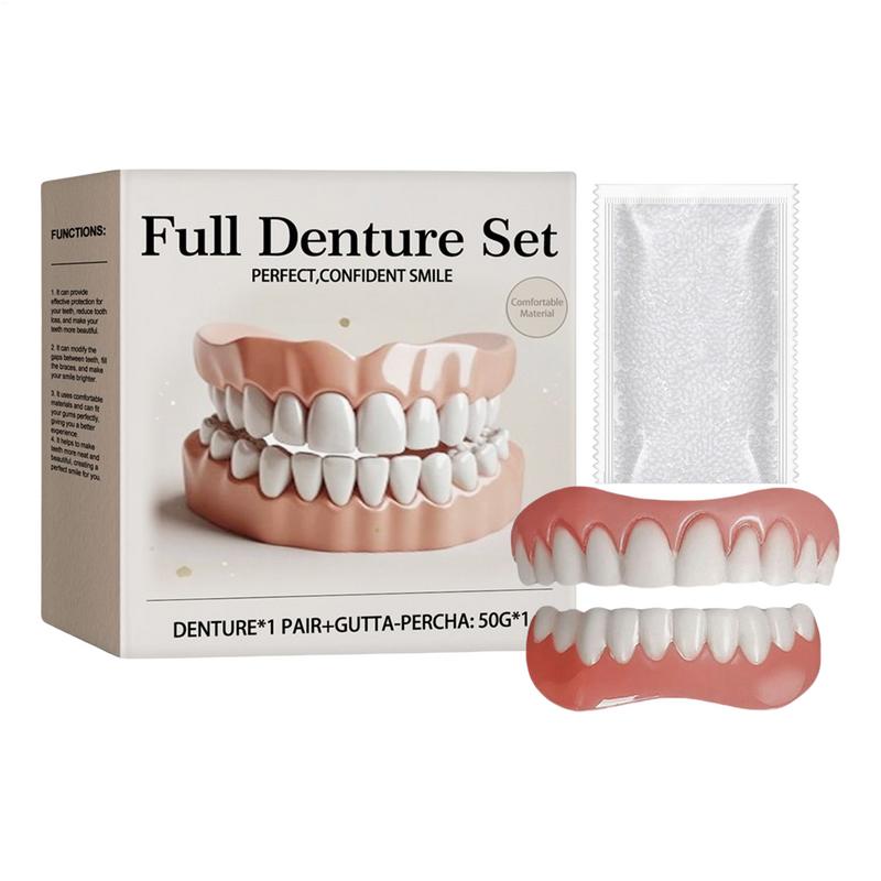 Teeth Model for Dental Training Orthodontic Brushing Demonstration Jaw Removable False Teeth Practice Model Denture Modification