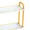 Countertop Organizer Rack Bathroom Decorative 2 Layer Storage Shelf Perfume