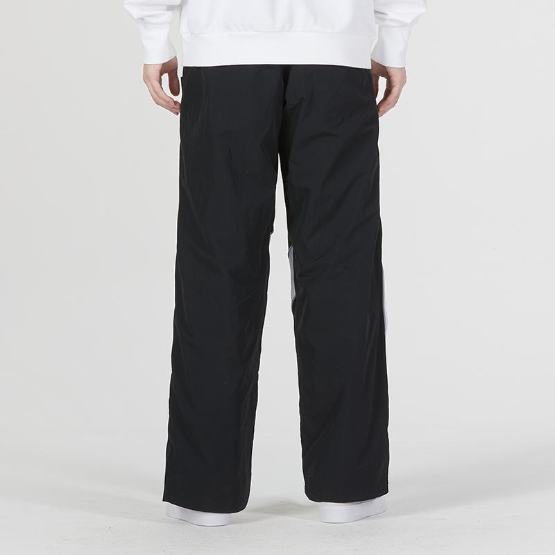 Nike Sportswear Big Swoosh Woven Pants (Asia Sizing) Black/White Men Streetwear DX0595-010