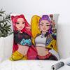 Kpop DDemon HHunters Pillowcase toon Gift Cushion Cover Bedroom Home Sofa Chair Seat Decor pillow case