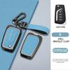zinc Alloy Leather Car Flip Key Case Cover For S5 Hilux Corolla Avensis Prado Fortuner RAV4  CT IM CHR Shell Fob Accessories JH5