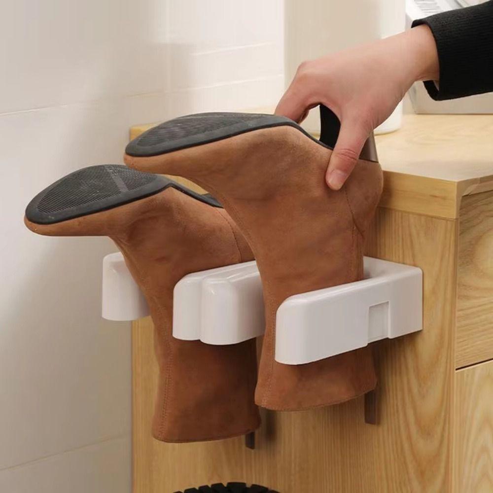 Durable Tall Shoe Holder No Drilling Installation Shoe Storage Rack  for Entryway Closet Garage