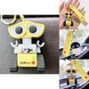 Charming Plastic Keychain Featuring Walle And Eva Ideal Gift For All Occasions