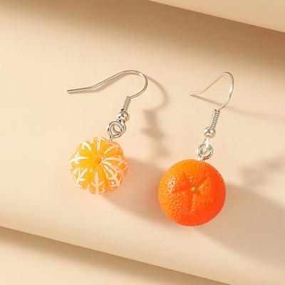 Cute Earrings Vivid Bright Color Personality