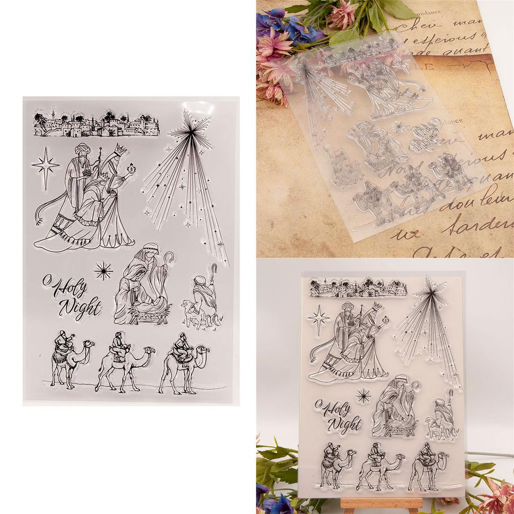 Arabian Camel Silicone Clear Stamps for Card Making Scrapbooking Embossing DIY Craft Album Rubber Seal Stamps Decor