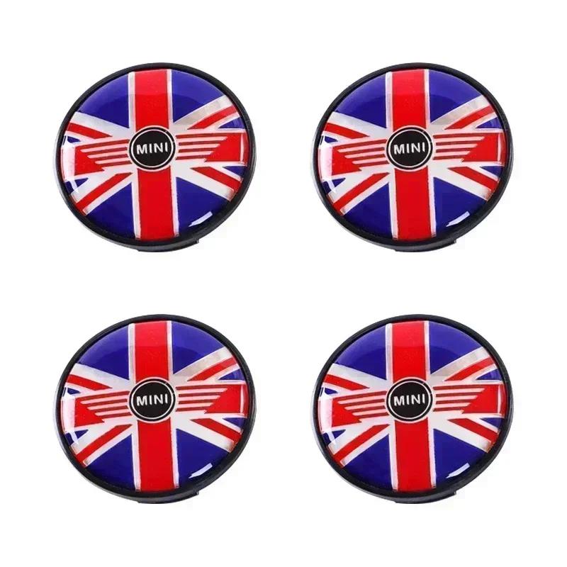4pcs 54mm 56mm Car Wheel Center Hub Cap Badge Emblem Sticker For S JCW R50 R53 R55 R56 R57 R60 F55 F56