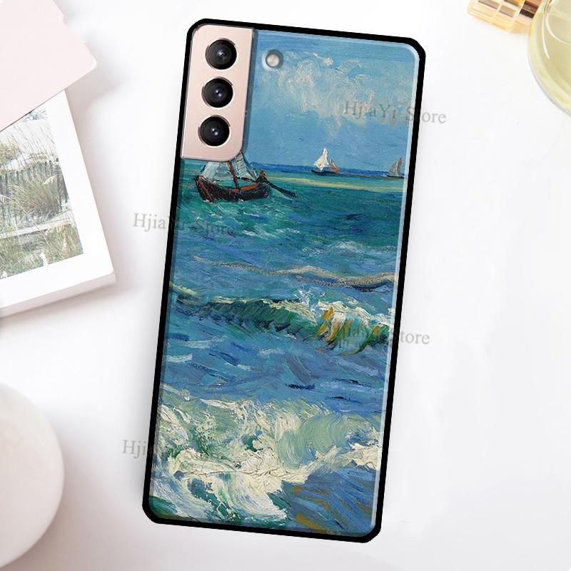 Van Gogh Art Oil Painting Case For Samsung Galaxy S22 Ultra S20 S21 FE S8 S9 S10 Note 10 Plus Note 20 Ultra Cover