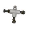 Metall T-Form Bremsleitung T-Stück Buchse Drei-Wege-Verbinder Auto Bremsrohr Fitting für ATV Go-Kart Hydrauliksystem