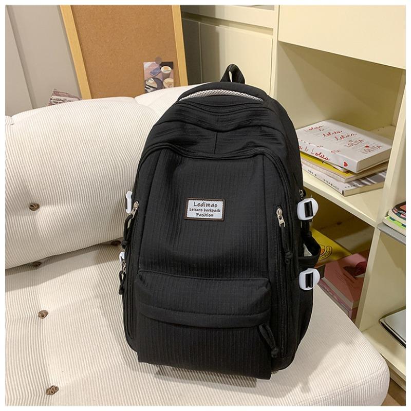 School Bag New High Value Fresh Sweet Candy Color Backpack Junior High School Students Lightweight Travel Backpack