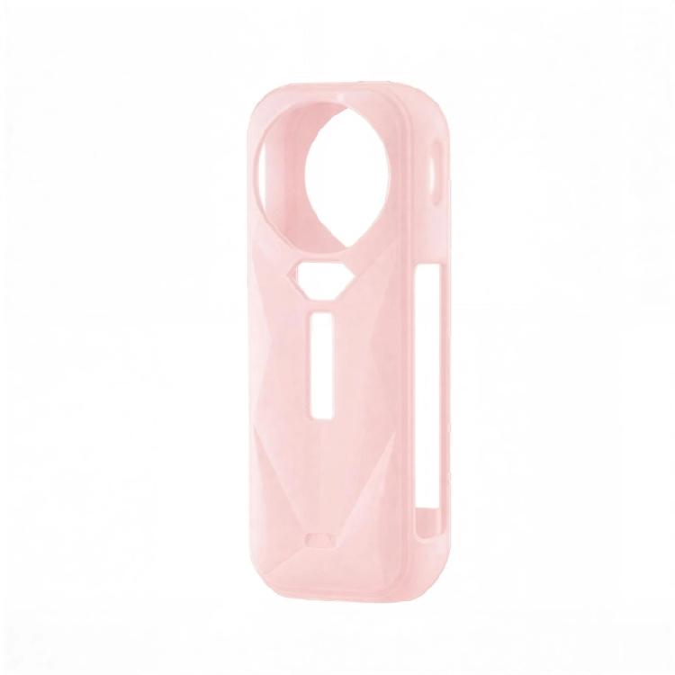 

Lightweight Silicone Case For X5 Cameras Cover Shell with Drop Resistant Scratch Proof Surfaces Easy Cleaning Guard розовый