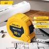 Deli DL9010B High-Precision 10m x 25mm Steel Tape Measure - Retractable, Thickened, Widened, Wear-Resistant Ruler.