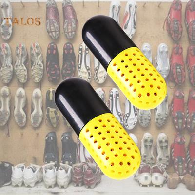 TALOS 2Pcs Deodorant Capsule Shape Reusable ABS Shoes Smell Remover for Sneakers