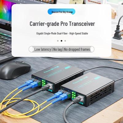 FiberHome Telecom-grade Pro FC Gigabit Single-mode Dual-fiber Transceiver