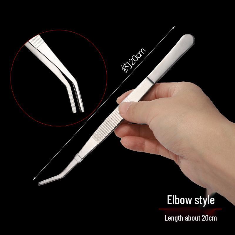 Non-slip Stainless Steel Tweezers for Gardening, Aquariums, and Succulents