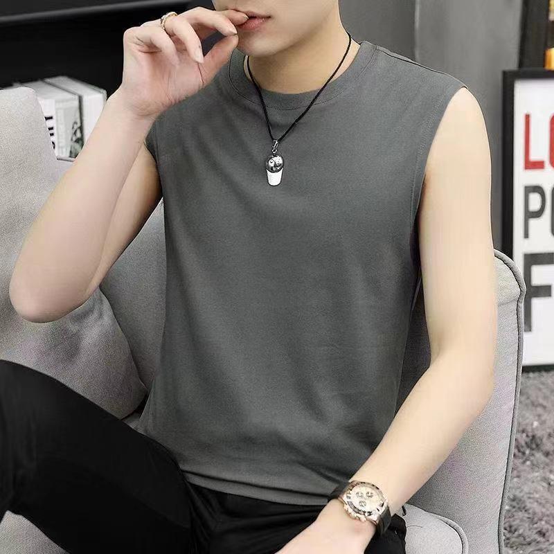 

Men s Summer Seoul Style Sleeveless Sports Vest L