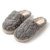 Cotton slippers women's winter home indoor velvet warm non-slip soft bottom trend outdoor wear couple cotton slippers men