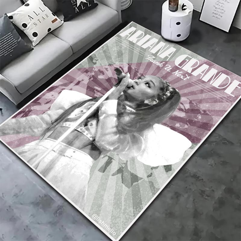 Ariana Grande Carpet Rug for Living Room Bedroom Home Sofa Decoration,Kids play Nonslip Floor Mat