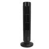 Smart Floor Fan Black Quiet 2 Speeds Powerful Bladeless Tower Fan for Home Bedroom Office Room 25-26