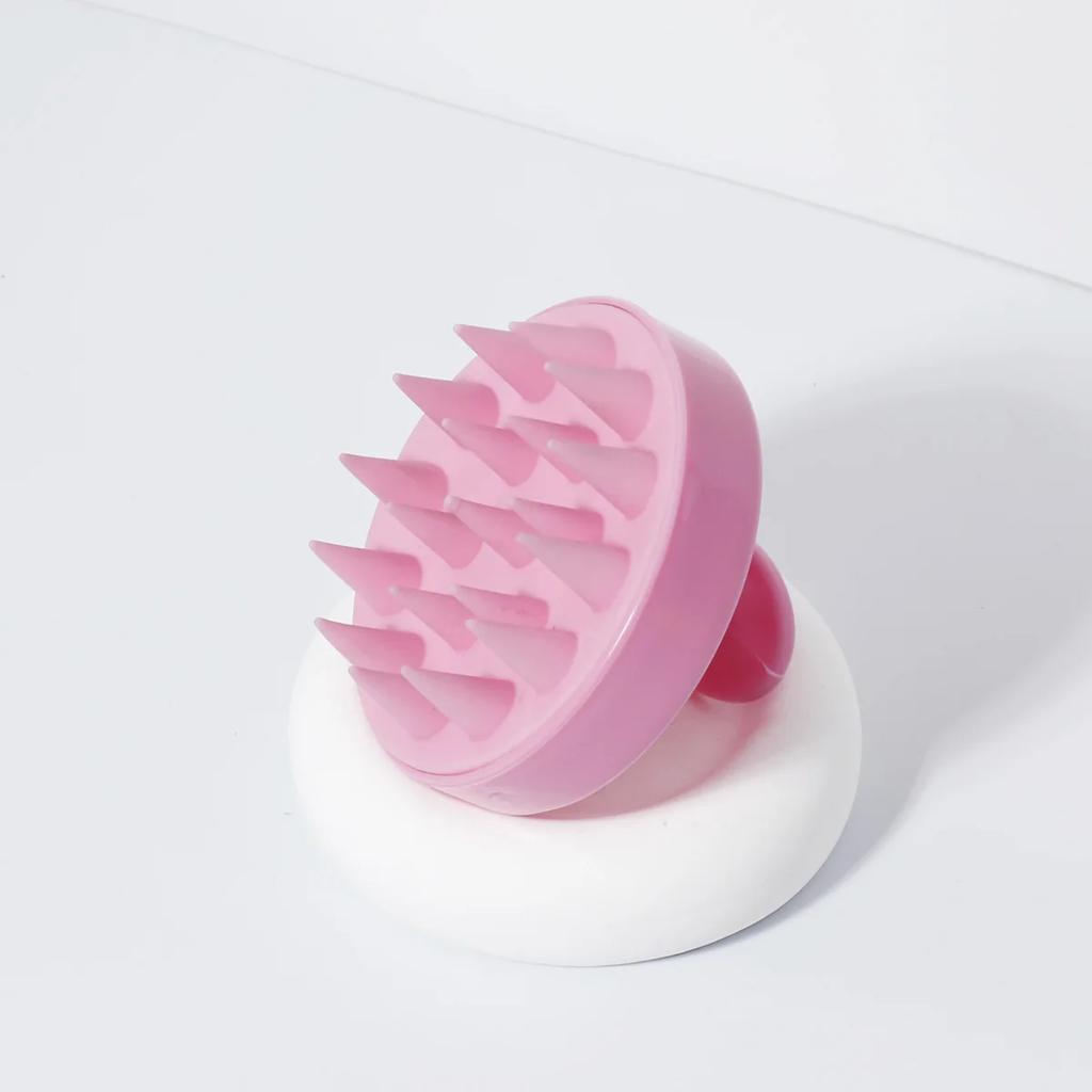 1 pcs silicone soft shampoo brush scalp massage comb thoroughly clean scalp body massage brush hair salon hair brush