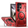 Heavy Duty Magnetic Charging Case For Samsung Galaxy S26 S25 S24 S23 S22 FE Ultra Plus Ring Bracket Raised Camera Bezel Cover