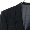 Paul Smith LONDON Grid pattern tailored jacket 90A4 black Men's Used