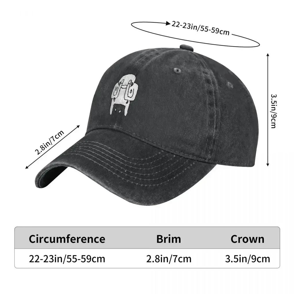 Radiohead Amnesiac Album Baseball Caps Unisex Distressed Denim Washed Snapback Hat Rock Outdoor All Seasons Travel Caps Hat