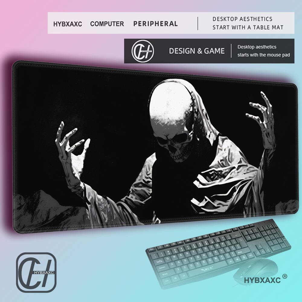 HYBXAXC Minimalist Black Anime XXL Mouse Pad NonSlip Waterproof Gaming Desk Mat Custom Keyboard Pad for Boys
