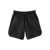 Puma Logo Pattern Elastic Waist Mid-Length Casual Shorts Unisex Shorts Black 628249-01