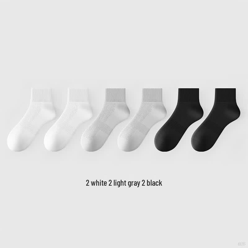Hengyuanxiang Women s Spring/Summer Breathable Mesh Cotton Socks
