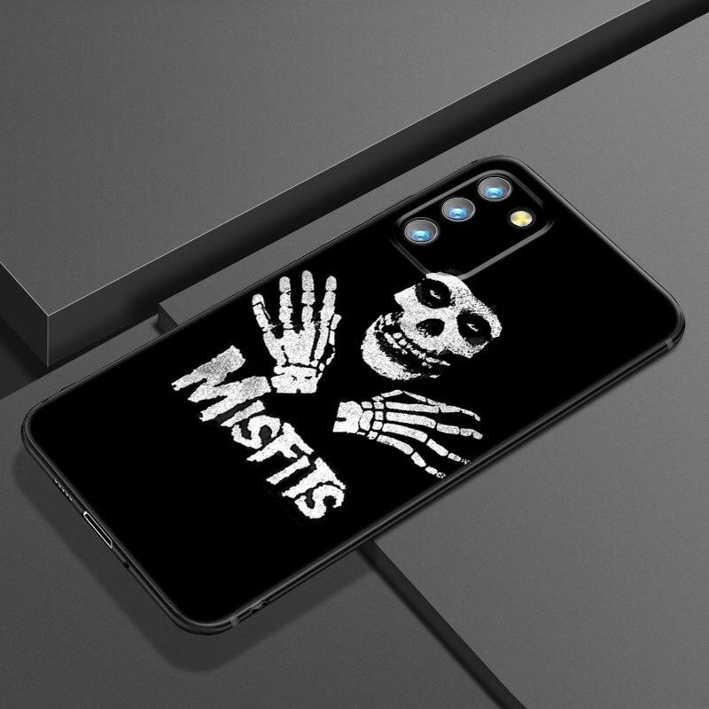 The Misfits Glenn Danzig Phone Case For Samsung Galaxy S20 S21 FE S22 Ultra S10 Lite S10E S9 S8 Plus S7 Edge Soft Black Cover