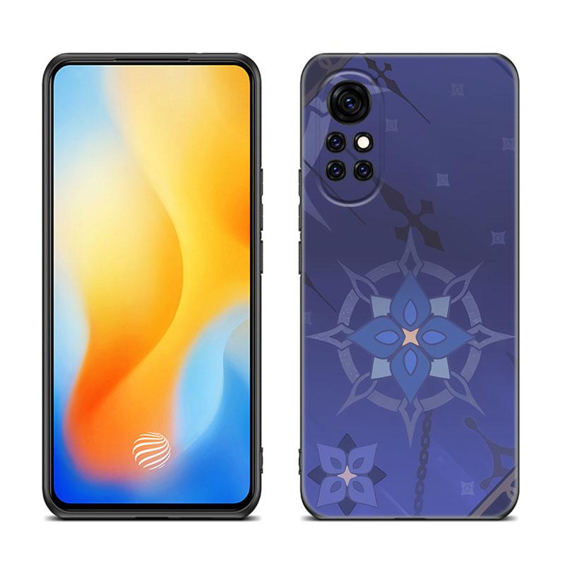 Genshin Impact Logo черный силиконовый чехол для телефона Huawei Nova 8 9 10 SE 11 Ultra 12 Pro 7i 8i 11i 11E Y70 + Y60 Y61 Y71 Y90 Y91 Huawei Nova 10 SE