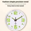 Digital Luminous Clock Home Living Room Decoration Clock Fashionable Silent Wall Mounted Electronic Clock Without Punching Holes