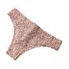 Women' S Seamless Underwear Ladies Leopard Panties Female Comfortable Intimate Lingerie Women Low-waist Thongs Luxury Underwears