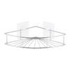 Stainless Steel Storage Shelf Silver Bathroom Rack Organizer Corner Bathroom Shelf Space Saving